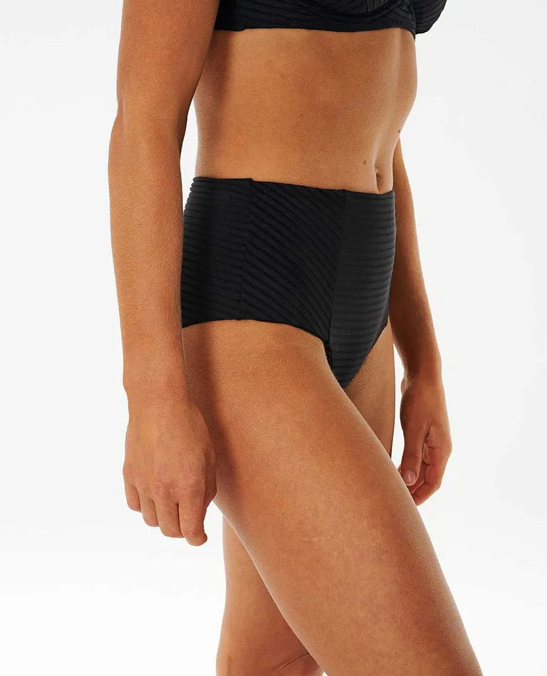 Rip Curl Premium Surf High Waist Good Coverage Bikini Bottoms