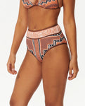 Pacific Dreams High Waisted Good  Bikini Bottoms