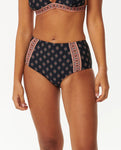 Pacific Dreams High Waist Cheeky Coverage Bikini Bottoms