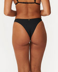 Premium Surf High Leg Skimpy Coverage Bikini Bottoms