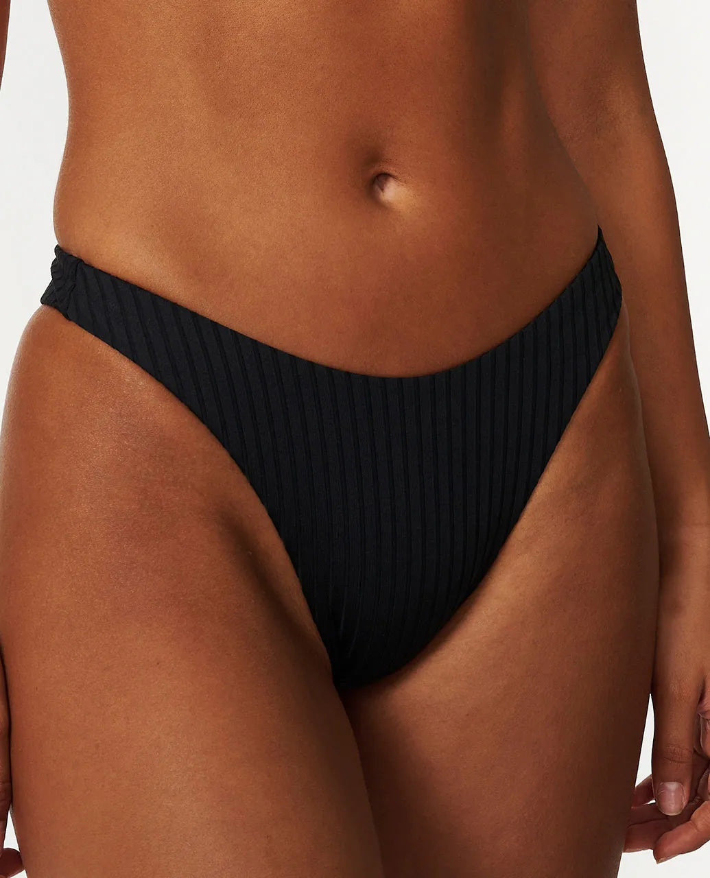 Rip Curl Premium Surf High Leg Skimpy Coverage Bikini Bottoms