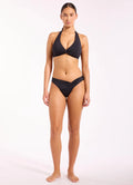 Jetset Smooth Twist Front Hipster Bikini Bottom