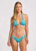 Seafolly Drift Club Bandana Multi Fit Longline Triangle Bikini Top