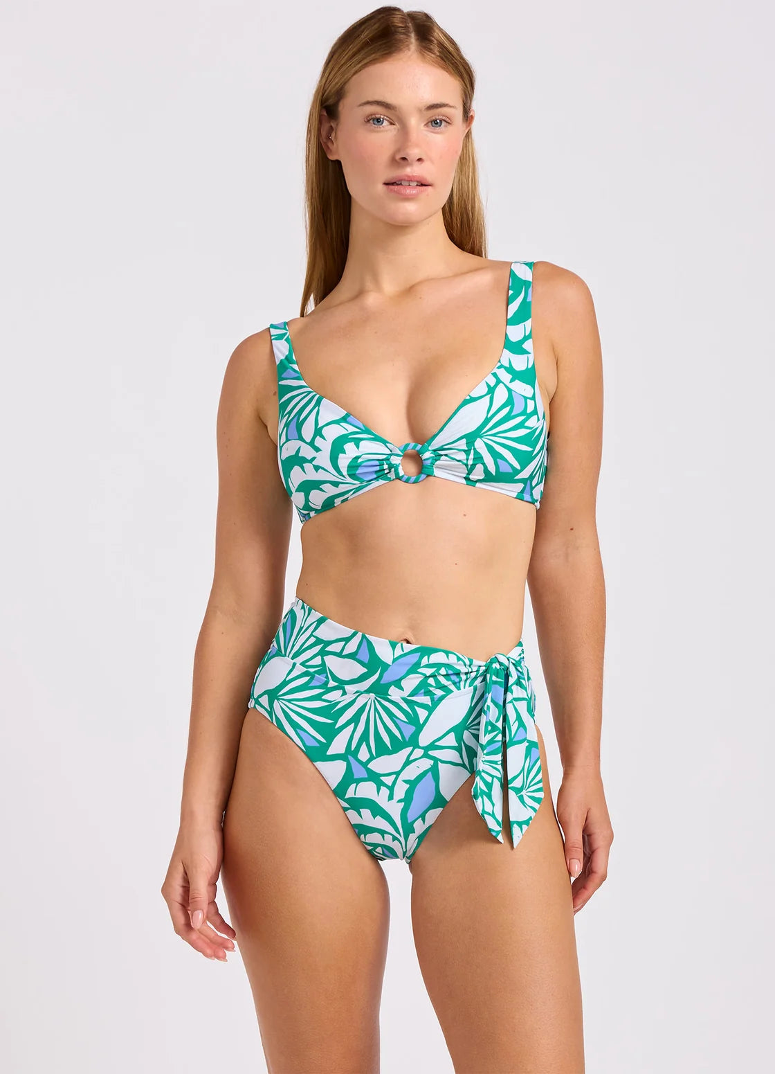 Retro Reef Ring Front Tank Bikini Top