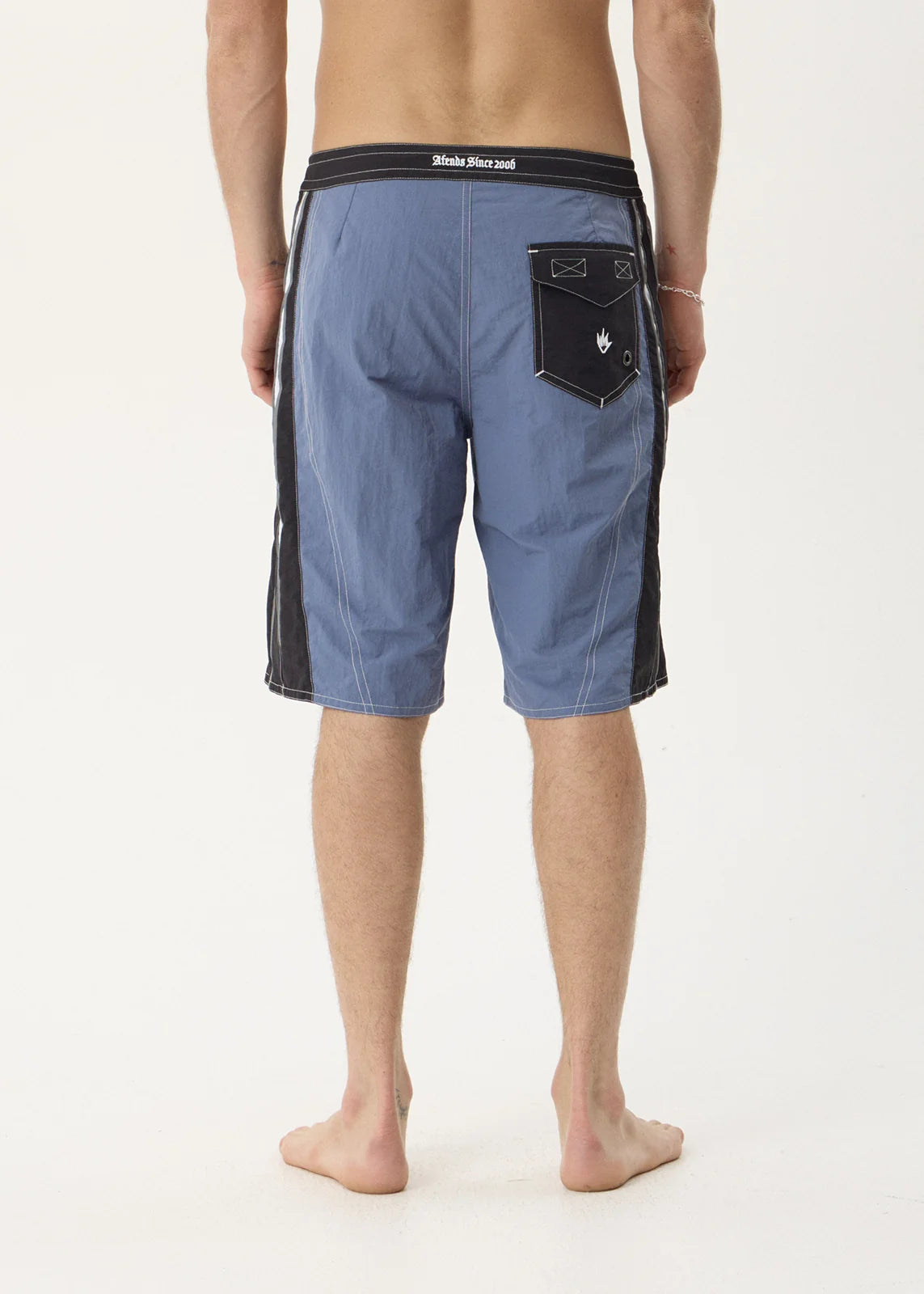 Afends Forum Recycled Surf Related V2 Boardshort 22 Inch - Slate Blue