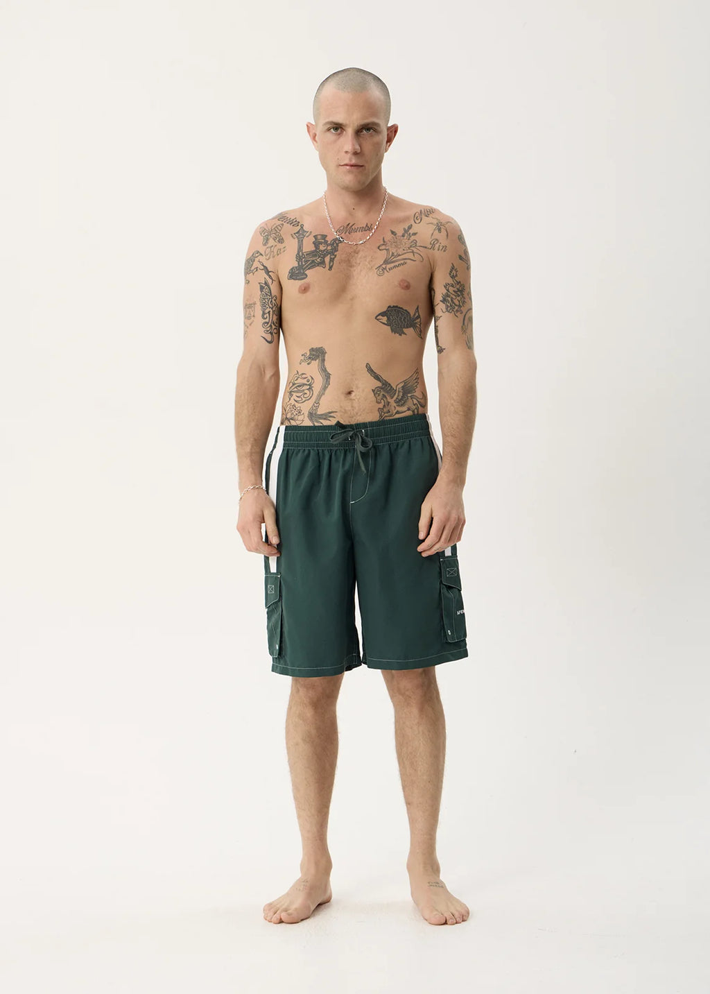 Afends House Related Recycled Cargo Short 21" - Pine