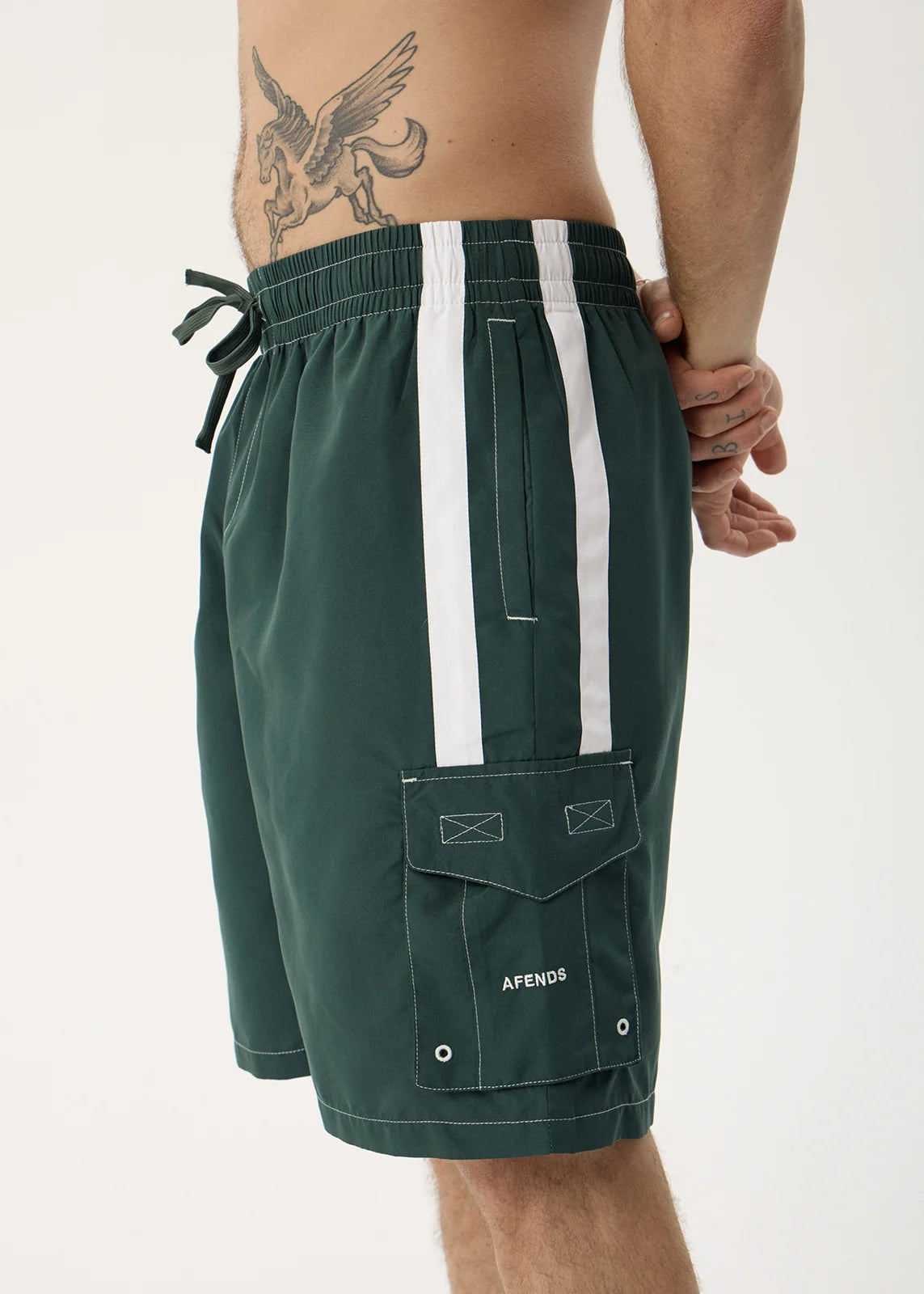 Afends House Related Recycled Cargo Short 21" - Pine