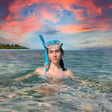 Mirage Dolphin Silitex MSF Set Junior Blue