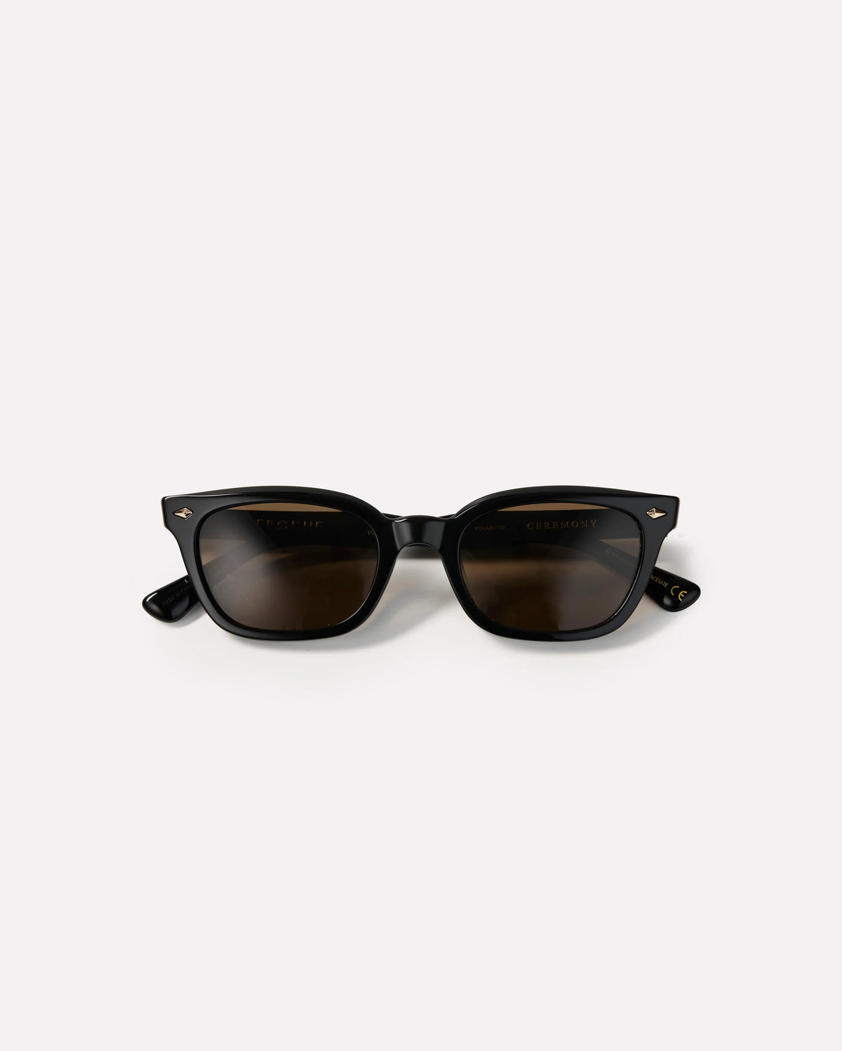 Epokhe Eyewear Ceremony Black Polished / Bronze Polarized