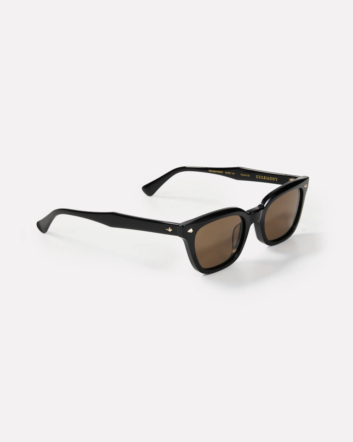 Epokhe Eyewear Ceremony Black Polished / Bronze Polarized
