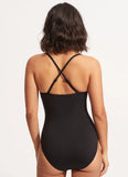 Seafolly Twist Halter One Piece