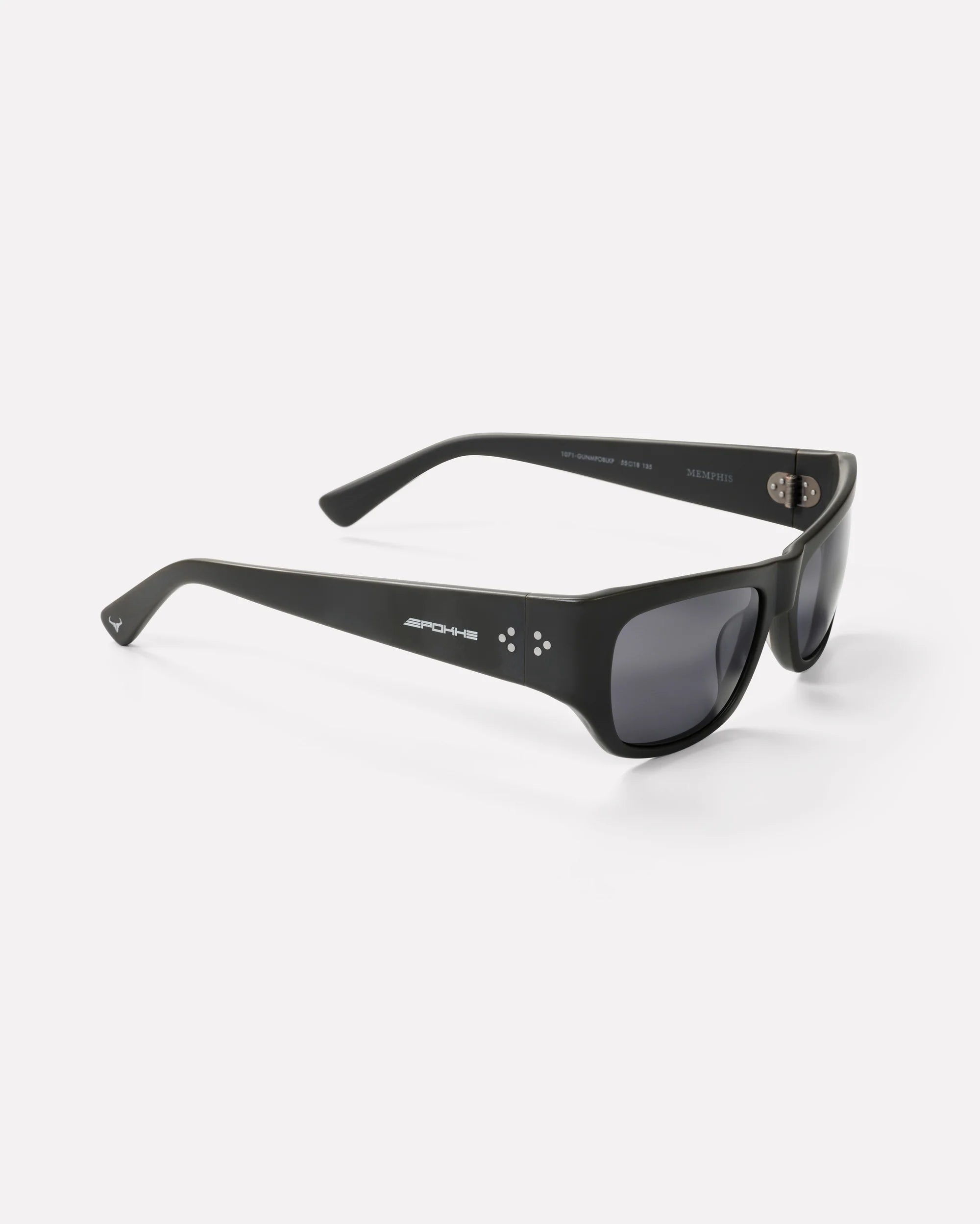 Epokhe Eyewear Memphis x Mark Occhilupo Gunmetal Polished / Black Polarized