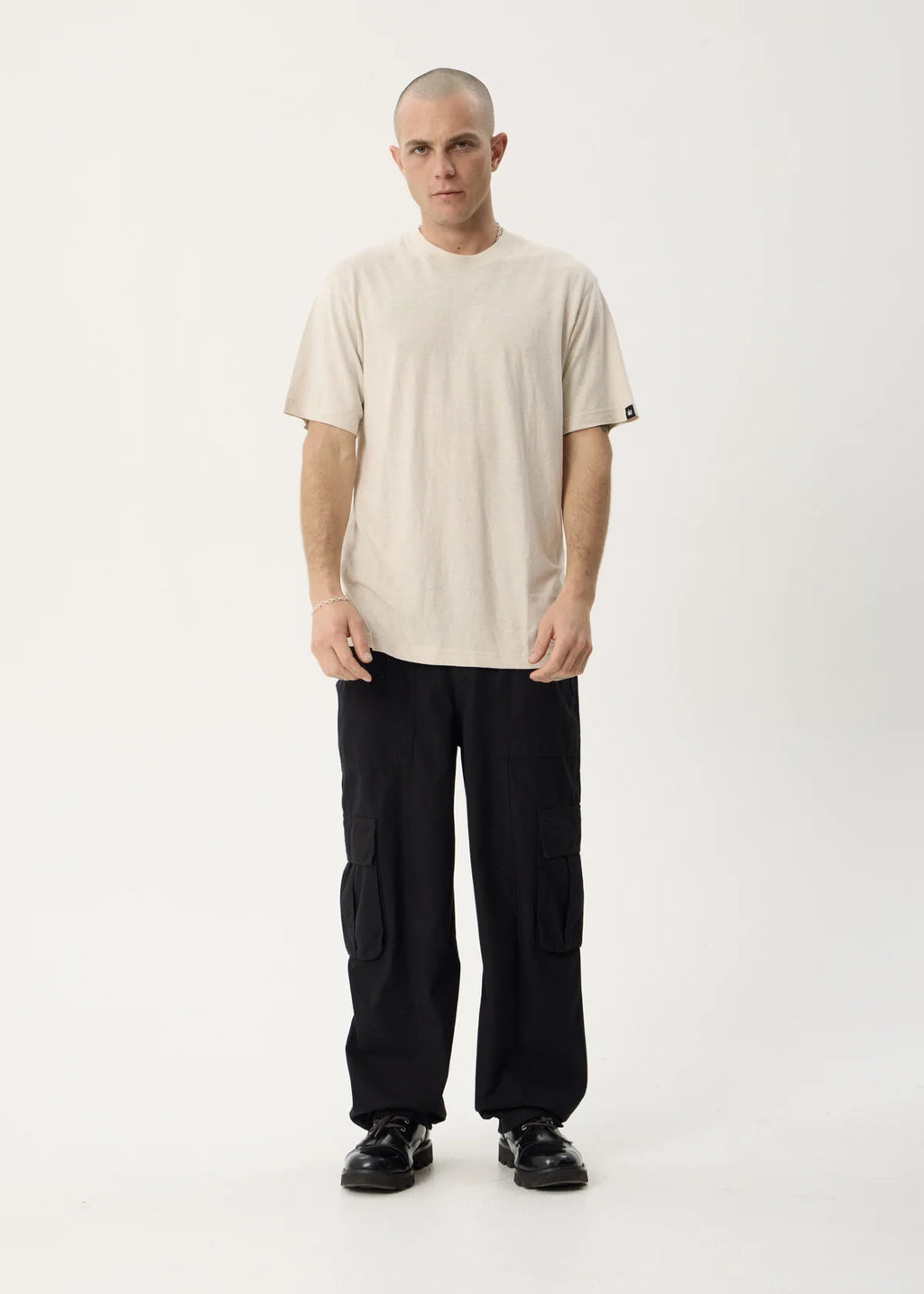 Afends Classic Retro Tee - Moonbeam