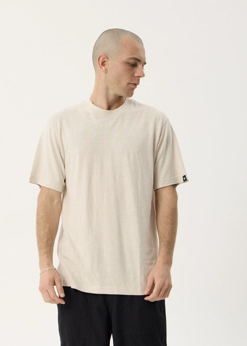 Afends Classic Retro Tee - Moonbeam