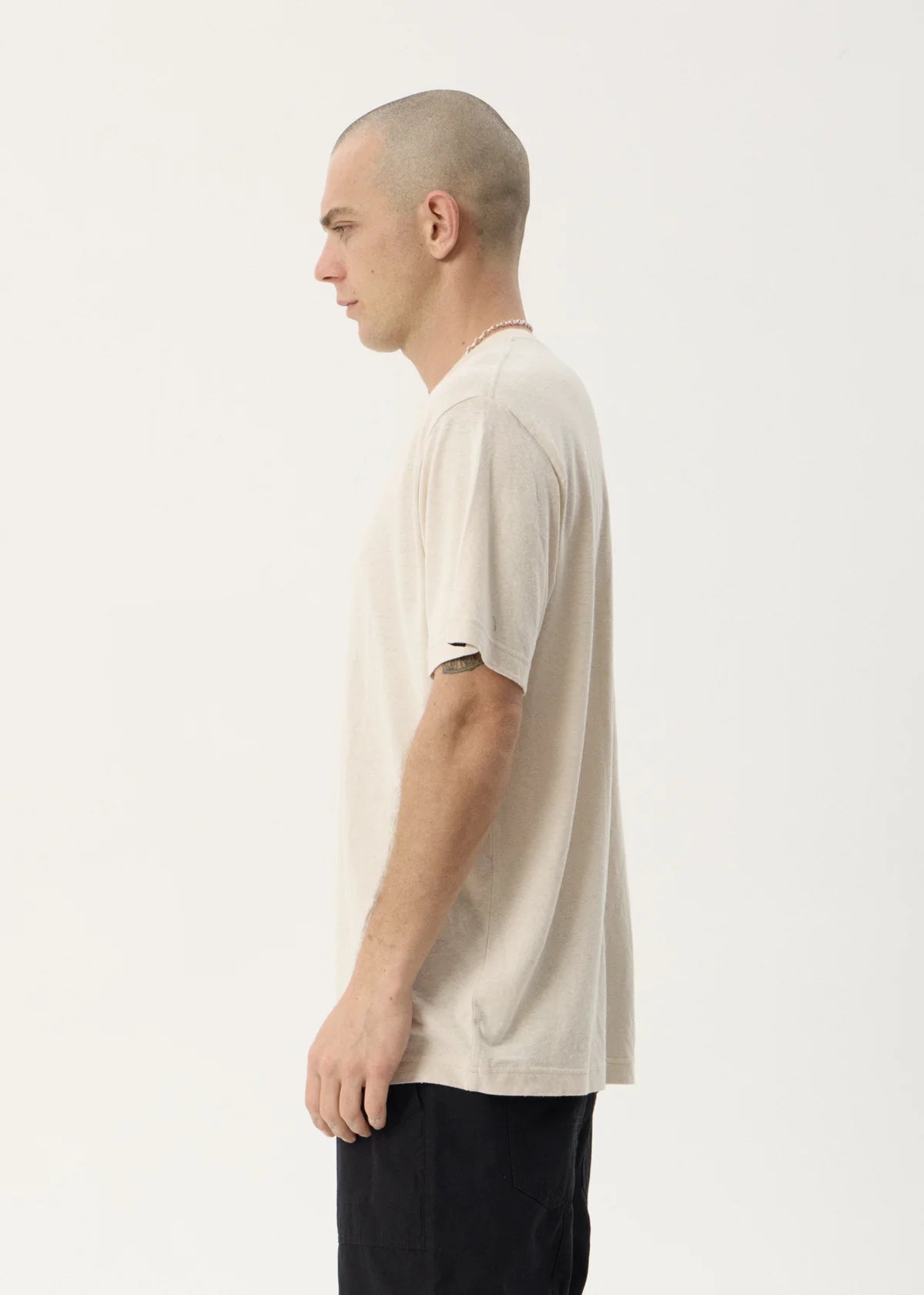 Afends Classic Retro Tee - Moonbeam