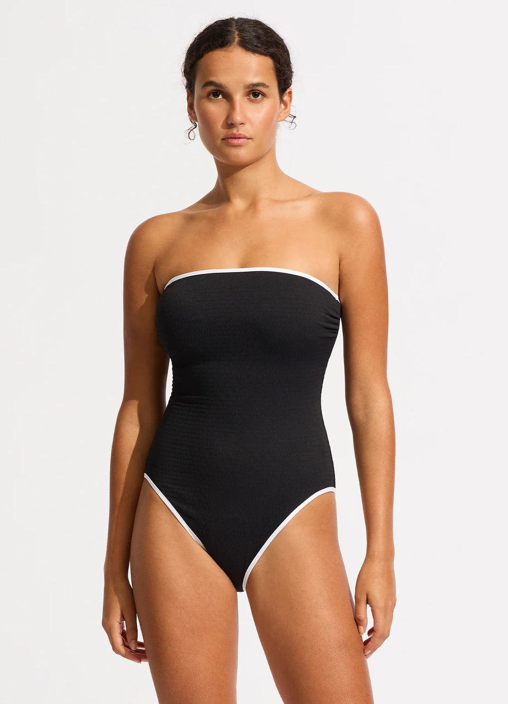 Seafolly Beach Bound DD Bandeau One Piece