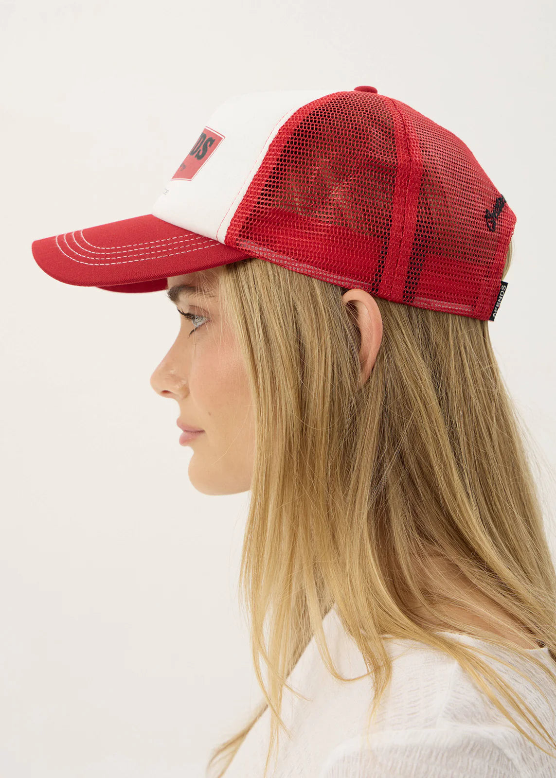 Afends Trophy Recycled Trucker Cap - Ketchup