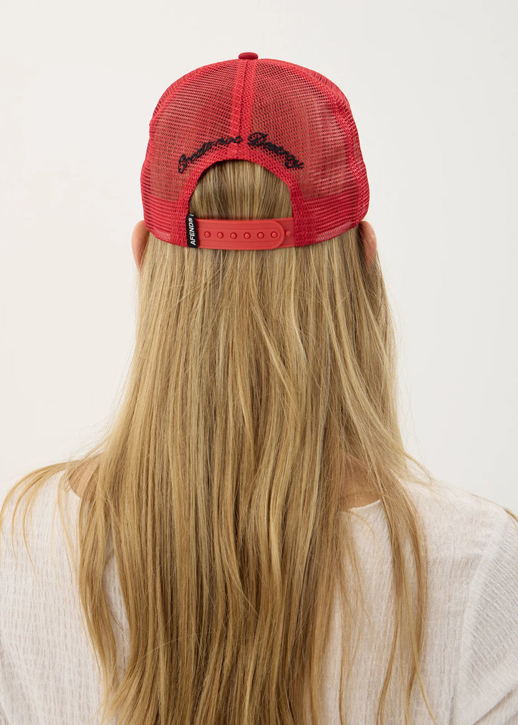 Afends Trophy Recycled Trucker Cap - Ketchup