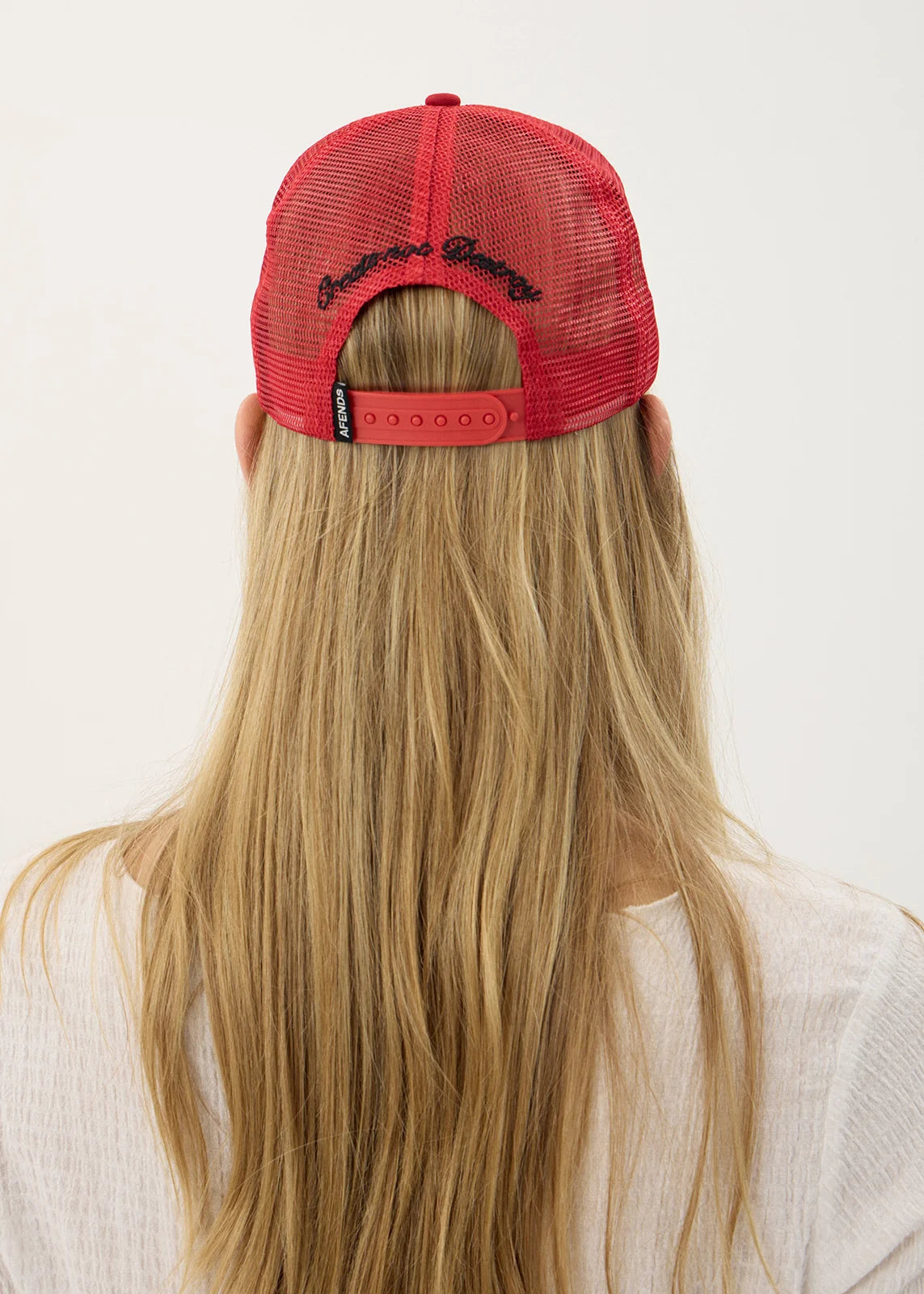 Afends Trophy Recycled Trucker Cap - Ketchup