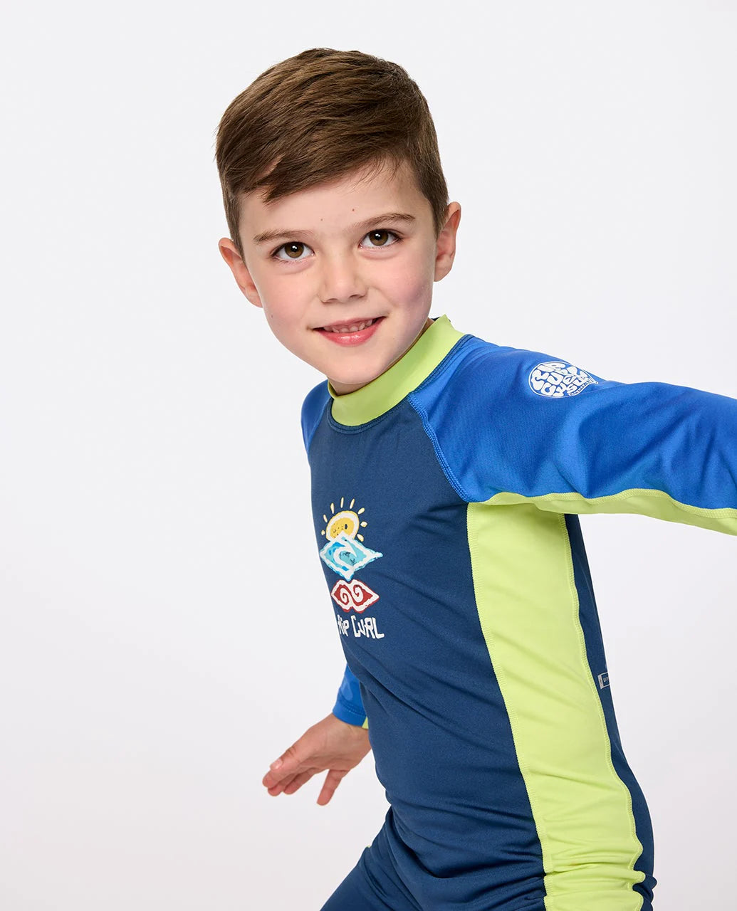 Rip Curl Cosmic UPF Long Sleeve Springsuit Wetsuit Boys 1-8