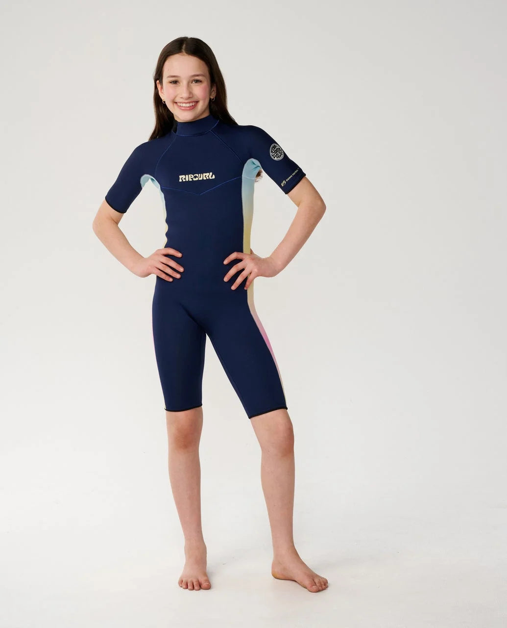 Rip Curl Dawn Patrol Short Sleeve 2mm Back Zip Spring Suit Wetsuit