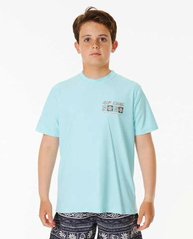 Pure Surf UV Short Sleeve Rash Vest - Boys (8-16 years)