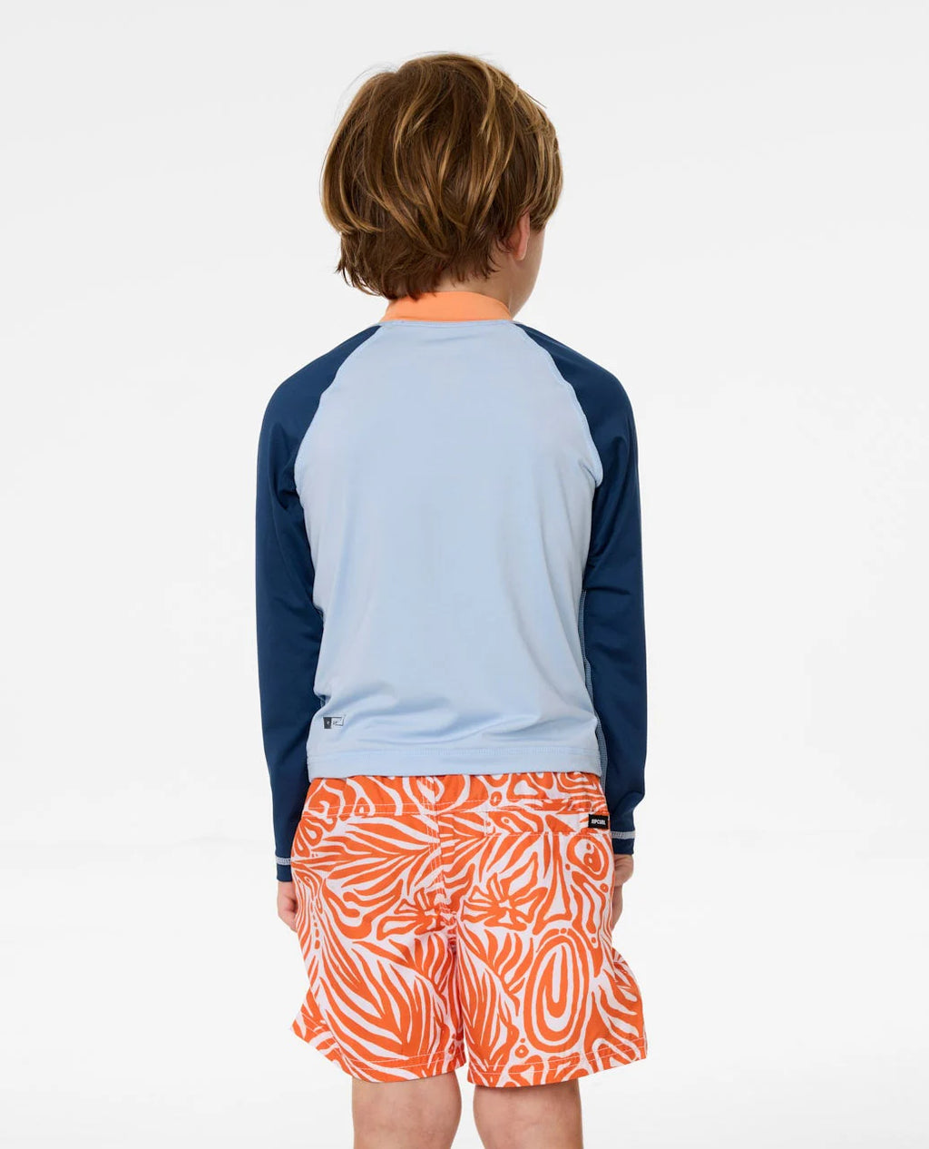 Rip Curl Cosmic Surfing UPF Long Sleeve Rash Vest Boys 1-8