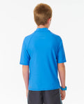 Shred Rock UPF50+ Short Sleeve Rash Vest - Boys (8-16 years)
