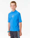 Shred Rock UPF50+ Short Sleeve Rash Vest - Boys (8-16 years)