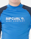 Rip Curl Shock UPF Short Sleeve Rash Vest Boys