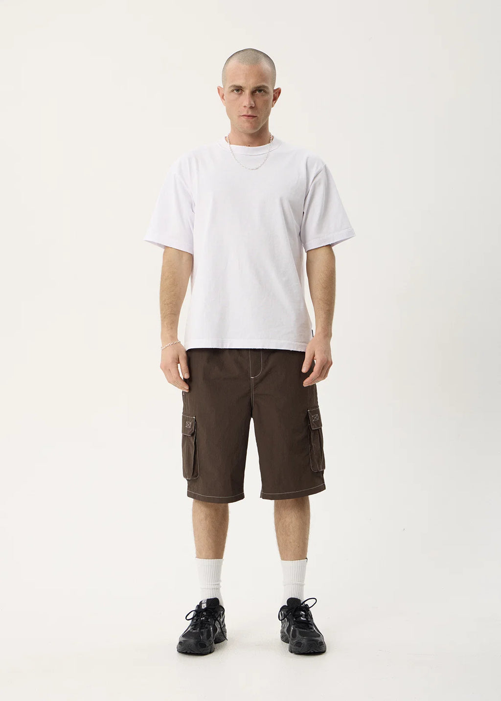Afends Equipment Recycled Cargo Short 22 Inch - Coffee