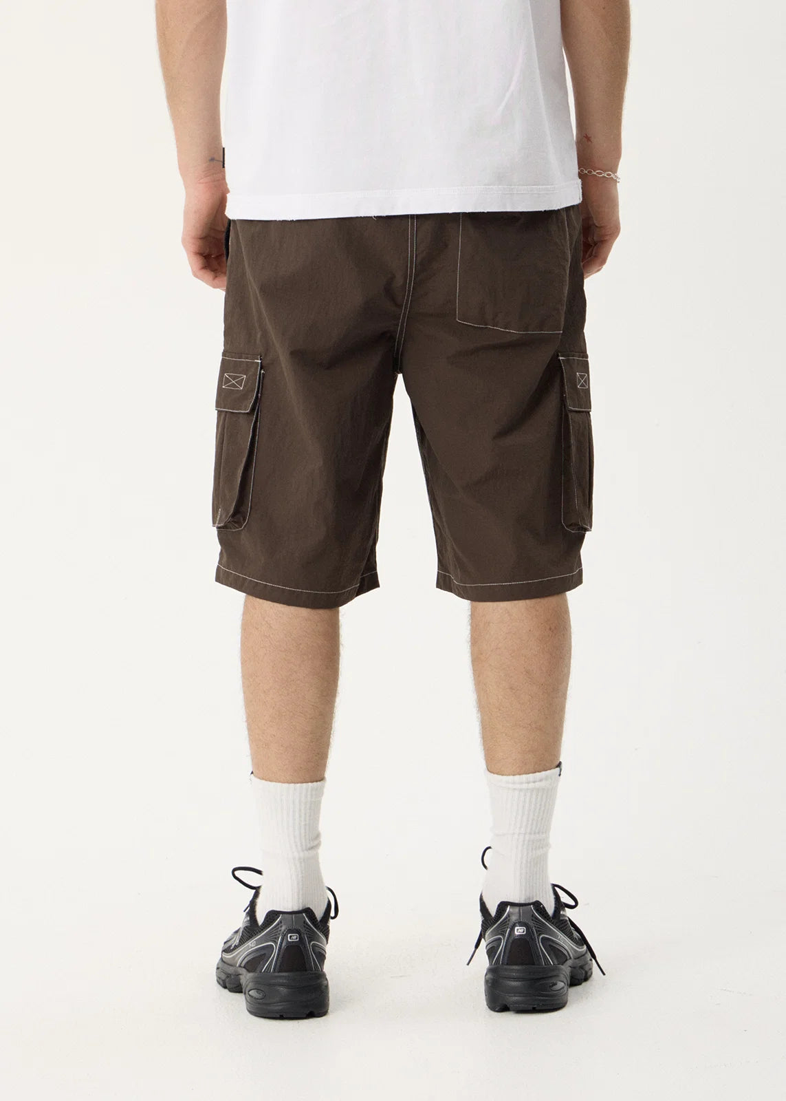 Afends Equipment Recycled Cargo Short 22 Inch - Coffee