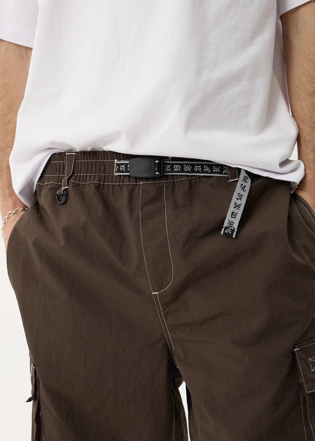 Afends Equipment Recycled Cargo Short 22 Inch - Coffee