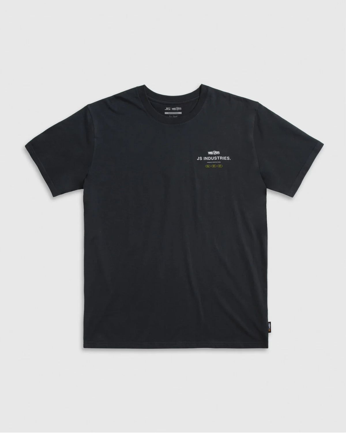 JS Construction Tee Washed Black