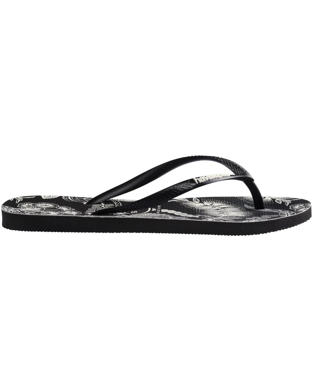 Havainas Slim B & W Native Black/White