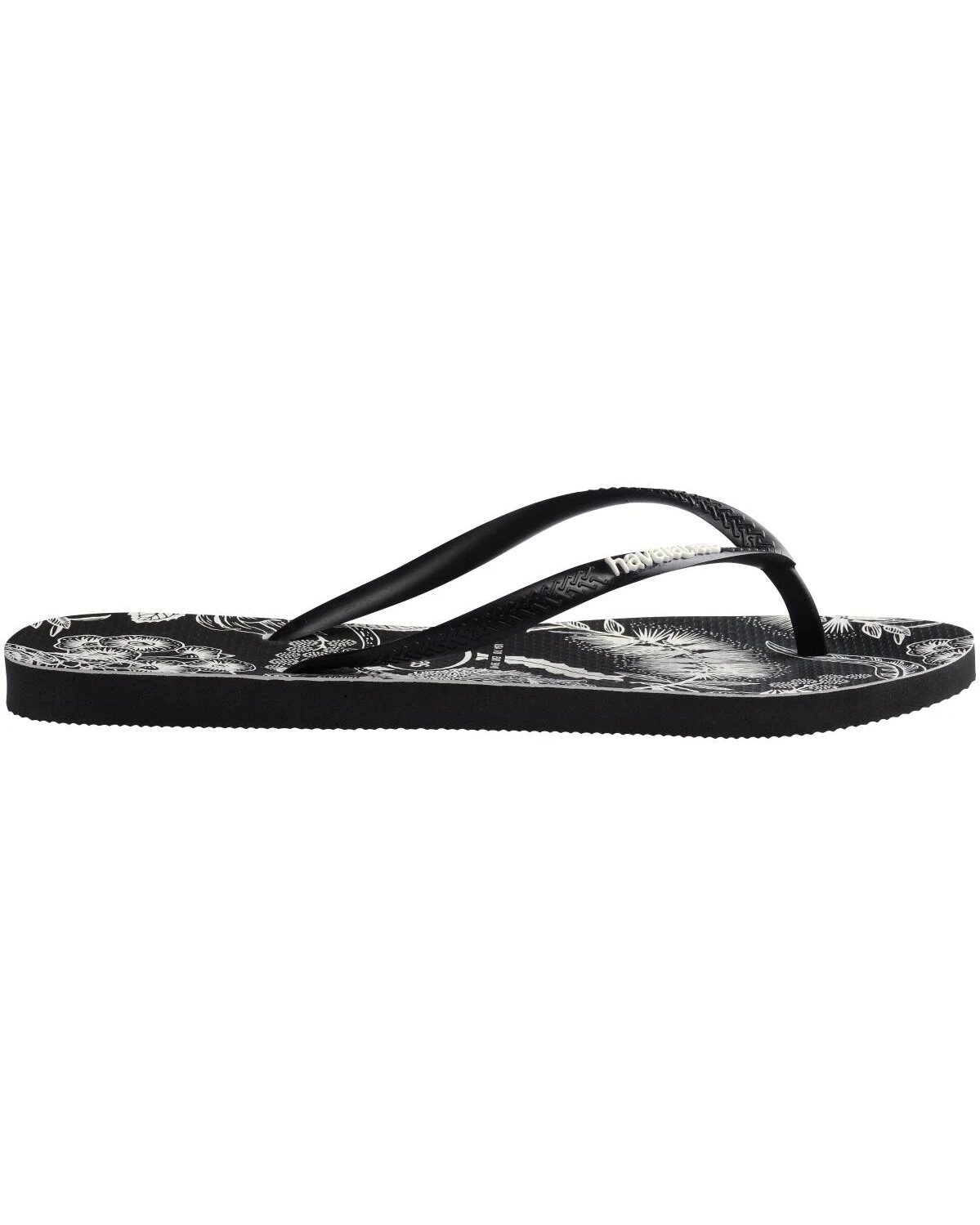 Havainas Slim B & W Native Black/White