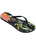 Havainas Slim Fauna Bush Flower Black