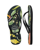 Havainas Slim Fauna Bush Flower Black