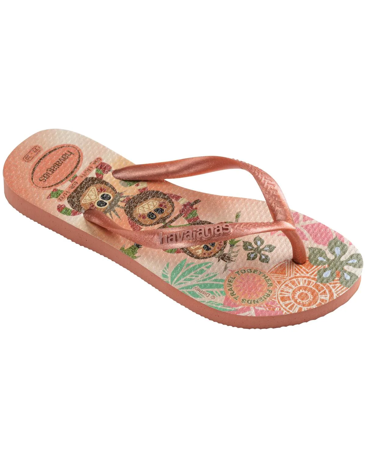 Havaianas Kids Slim Princess Moana Pink Clay