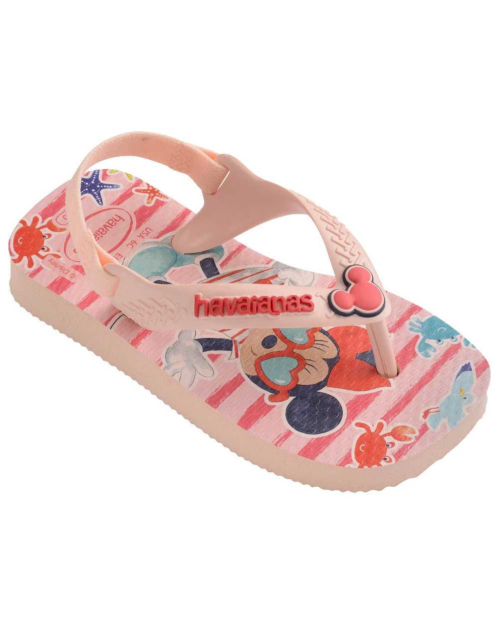 Havaianas Baby Disney Classics II  Mickie & Minnie Pink/Red