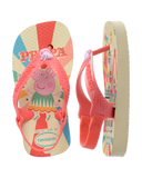 Havaianas Baby Peppa Pig Circus Buttercream/Coral