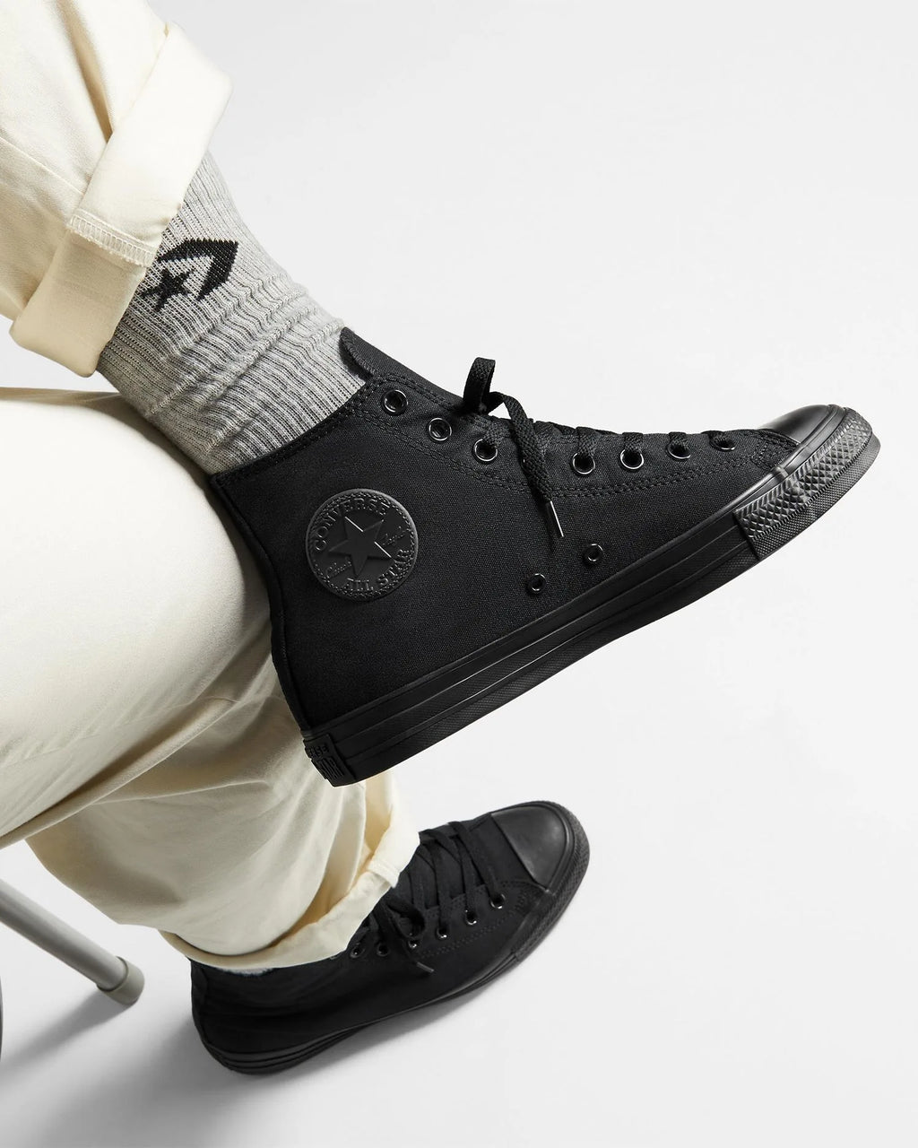 Converse Unisex Chuck Taylor All Star Classic Colour High Top Black Mono