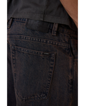 Thrills Big Slacker Denim Cargo Short - Berry Black