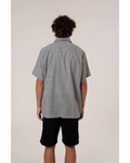Thrills Union Short Sleeve Check Shirt - Light Stone