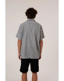 Thrills Union Short Sleeve Check Shirt - Light Stone