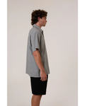 Thrills Union Short Sleeve Check Shirt - Light Stone