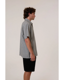 Thrills Union Short Sleeve Check Shirt - Light Stone
