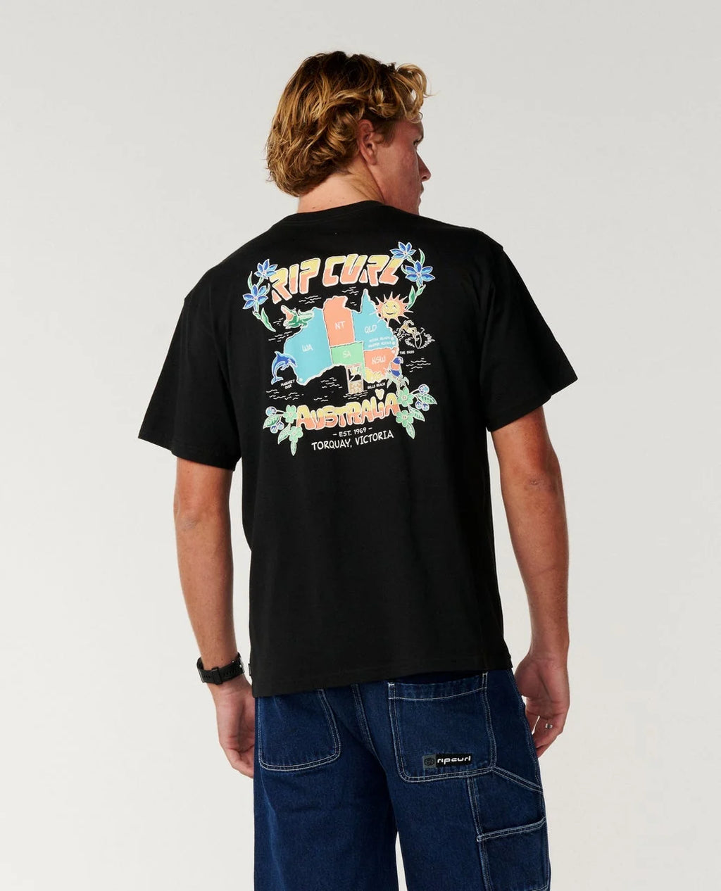 Rip Curl Australia Map Desto Tee