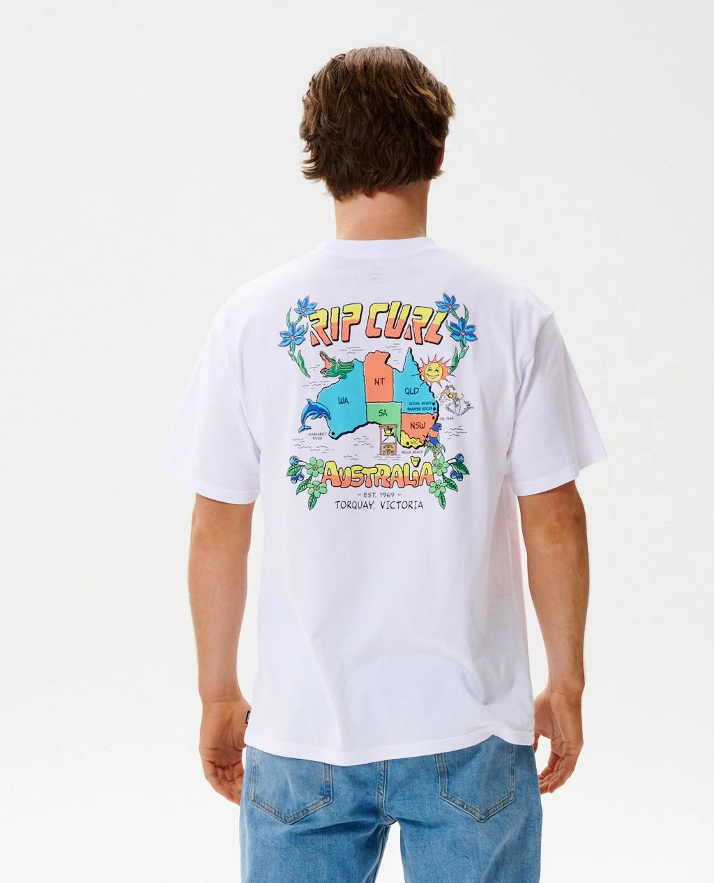 Rip Curl Australia Map Desto Tee