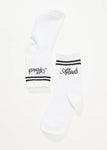 Notice Recycled Socks Two Pack White / Black